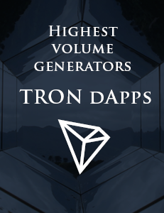 Highest Volume Generators TRON dApps